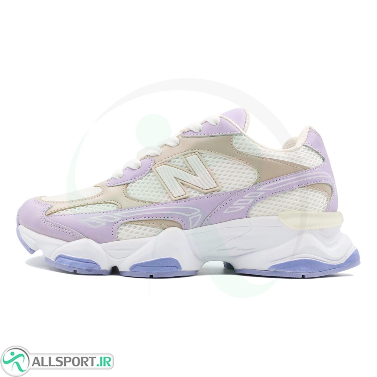 کتانی رانینگ نیوبالانس یاسی سفید New Balance R