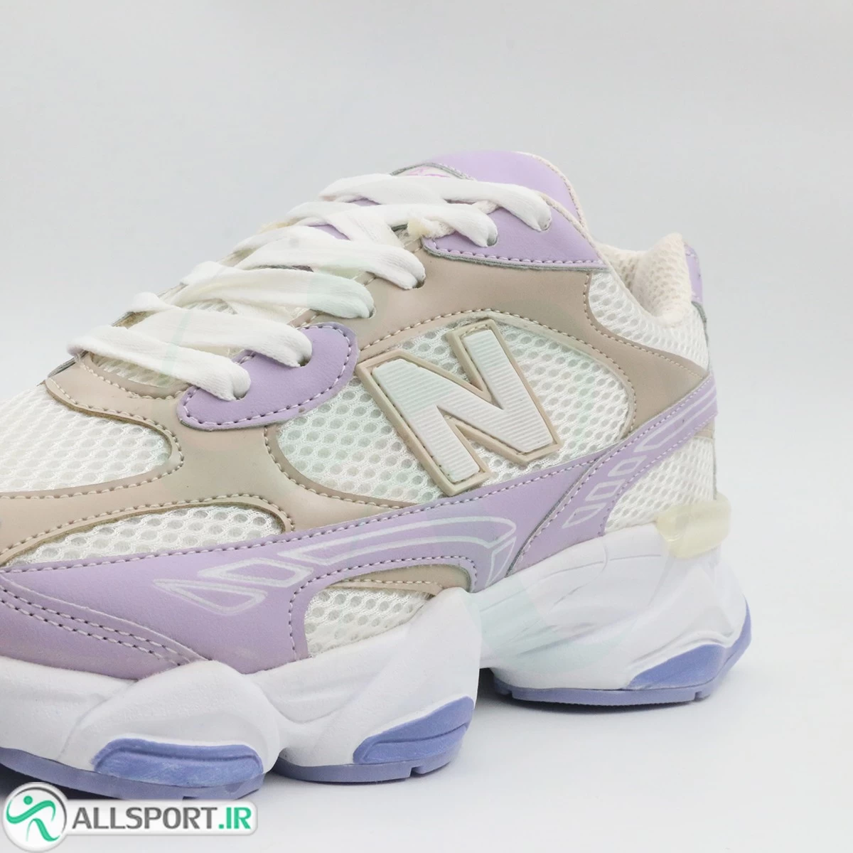 کتانی رانینگ نیوبالانس یاسی سفید New Balance R