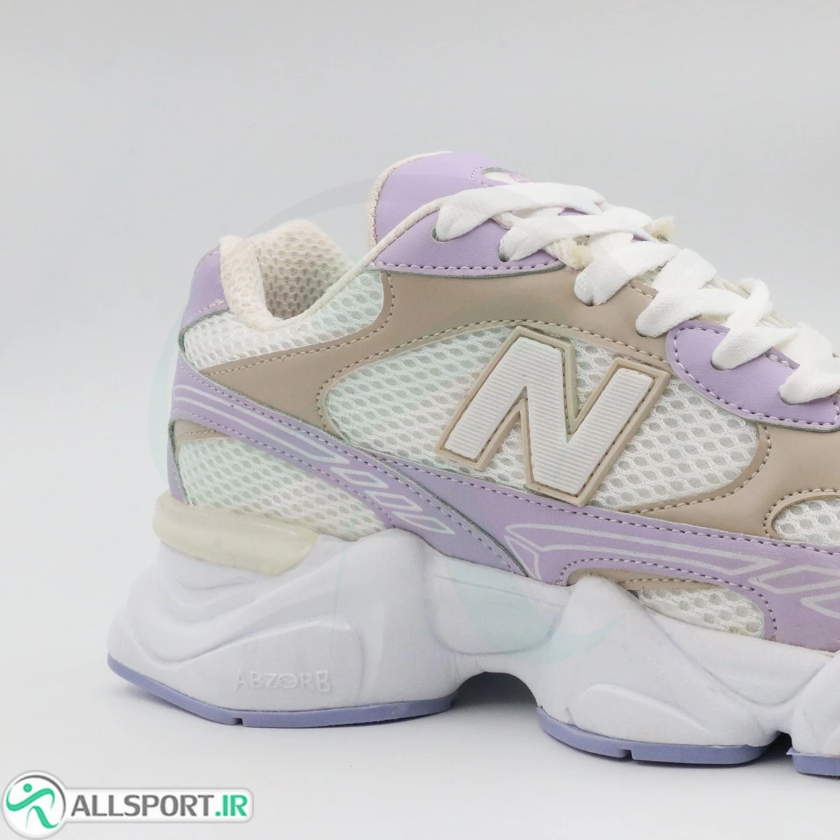 کتانی رانینگ نیوبالانس یاسی سفید New Balance R