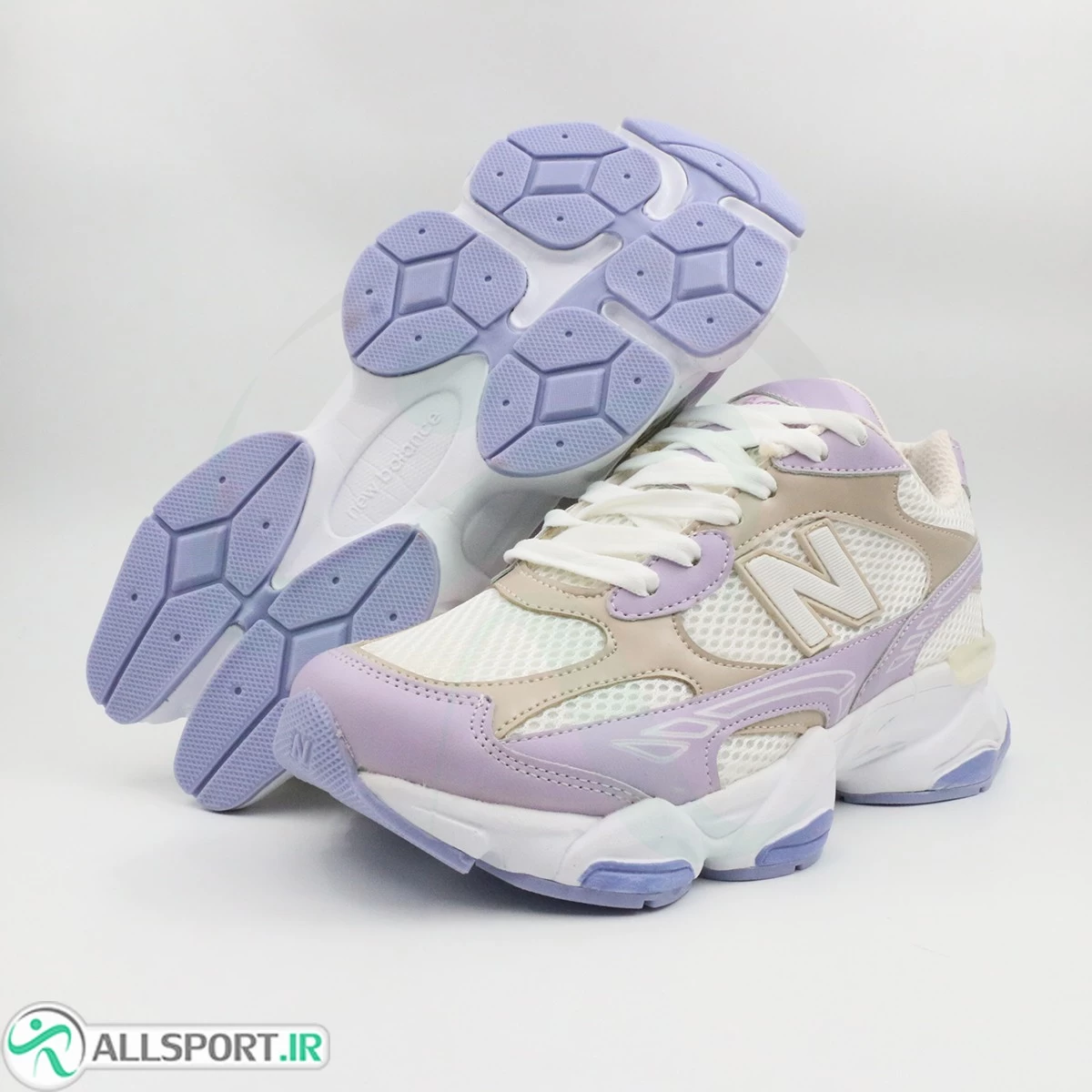 کتانی رانینگ نیوبالانس یاسی سفید New Balance R