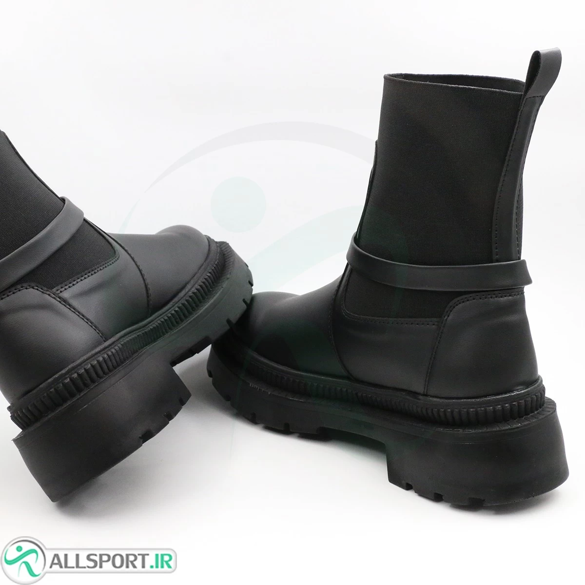 بوت چرمی ساق کش کمربندی
