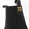 بوت مشکی مات miu miu