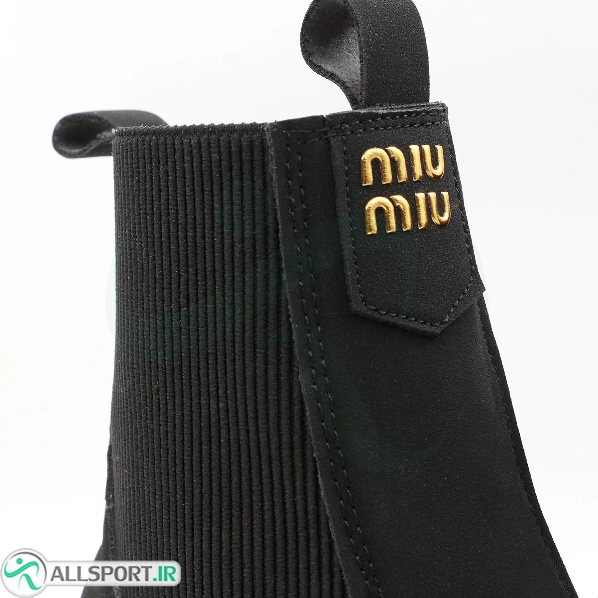 بوت مشکی مات miu miu