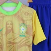 پیراهن و شورت بچگانه برزیل با نام نیمار Brazil Home 2025-26 Kit
