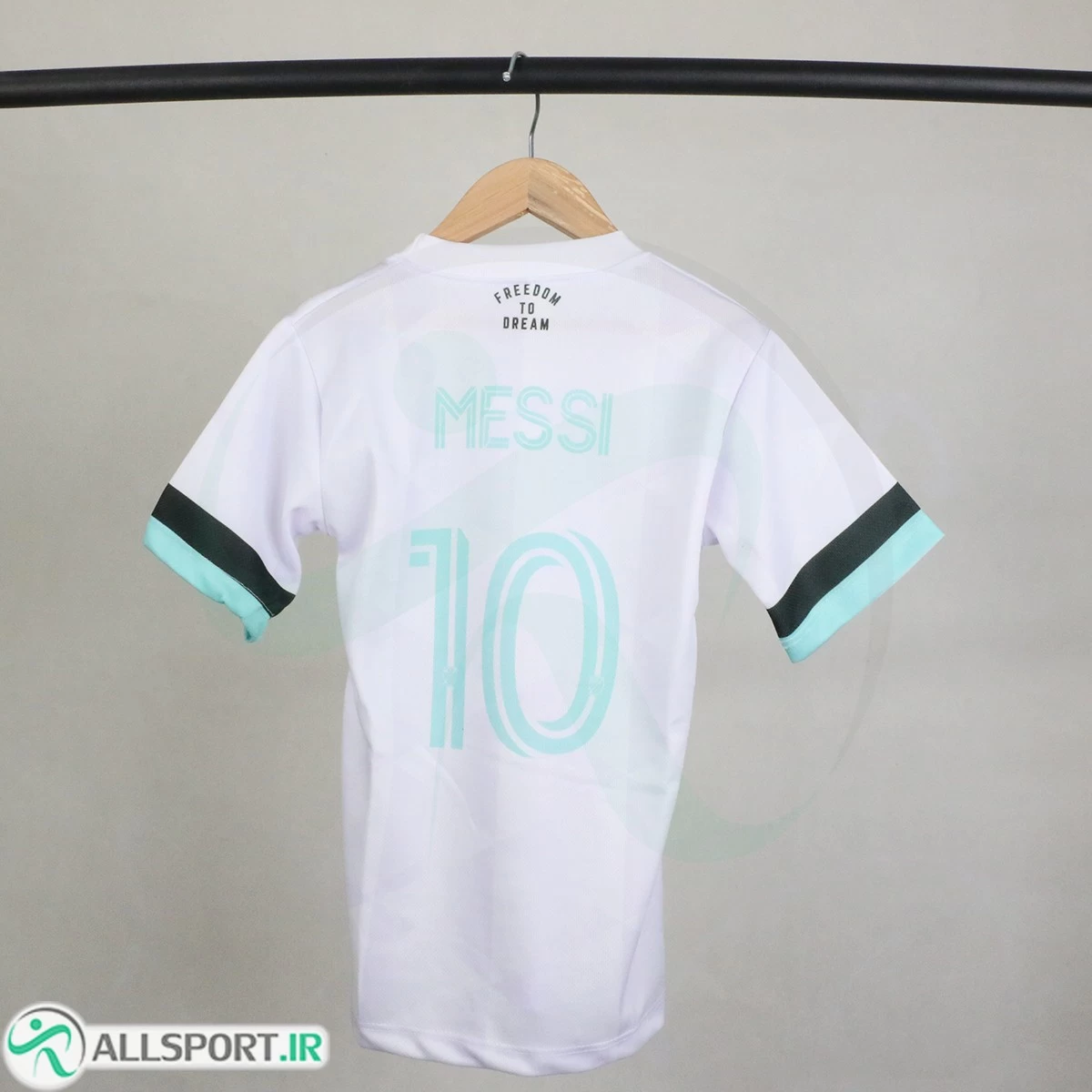 پیراهن شورت بچگانه اینتر میامی با نام شماره مسی Inter Miami 2025-26 Away Soccer Jersey Kids Shirt+Short