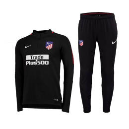 ست گرمکن و شلوار اتلتیکومادرید Nike Atleticos Madrid 2017-18 Training Suit Black