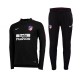 ست گرمکن و شلوار اتلتیکومادرید Nike Atleticos Madrid 2017-18 Training Suit Black