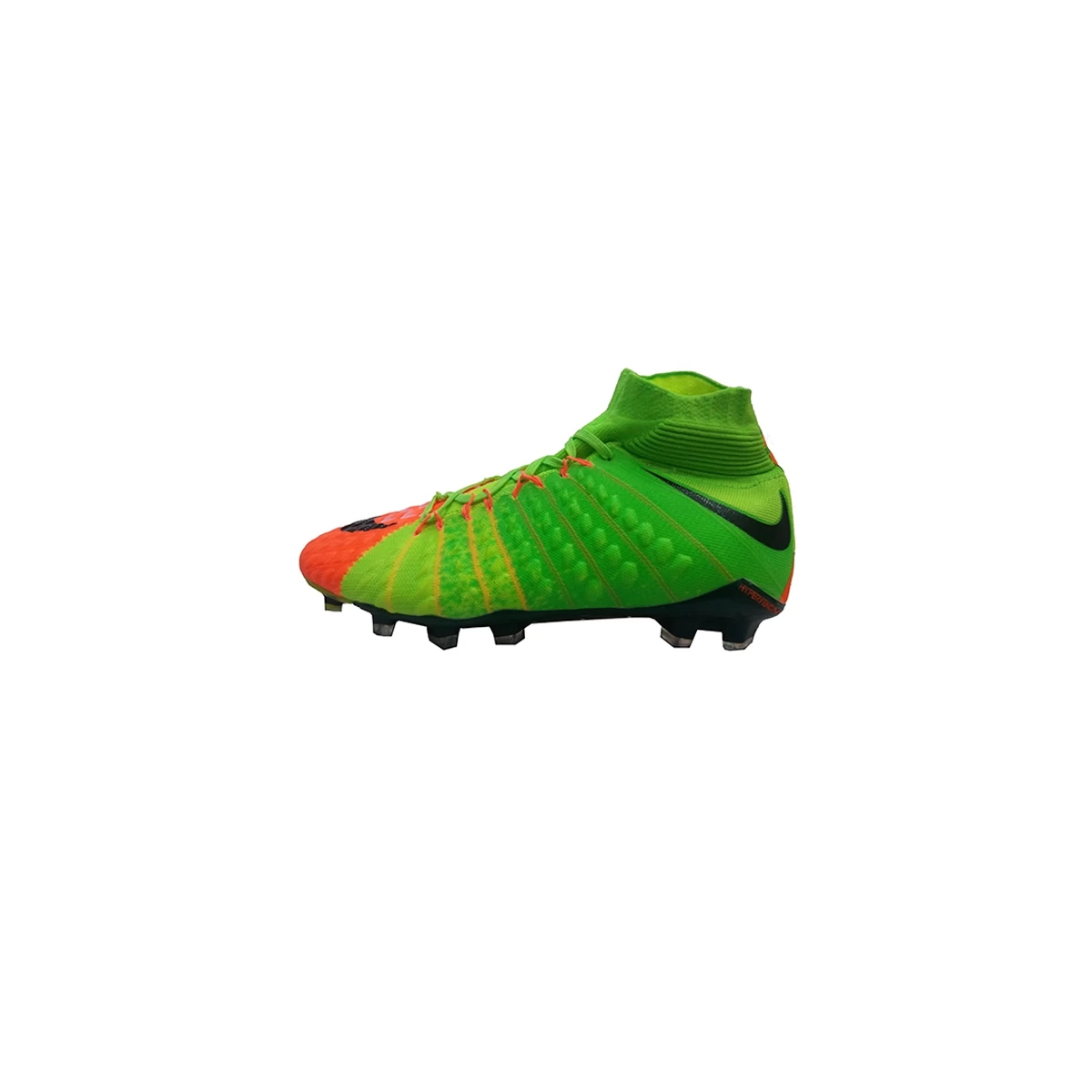 کفش فوتبال نایک هایپرونوم طرح اصلی سبز نارنجی Nike Hypervenom