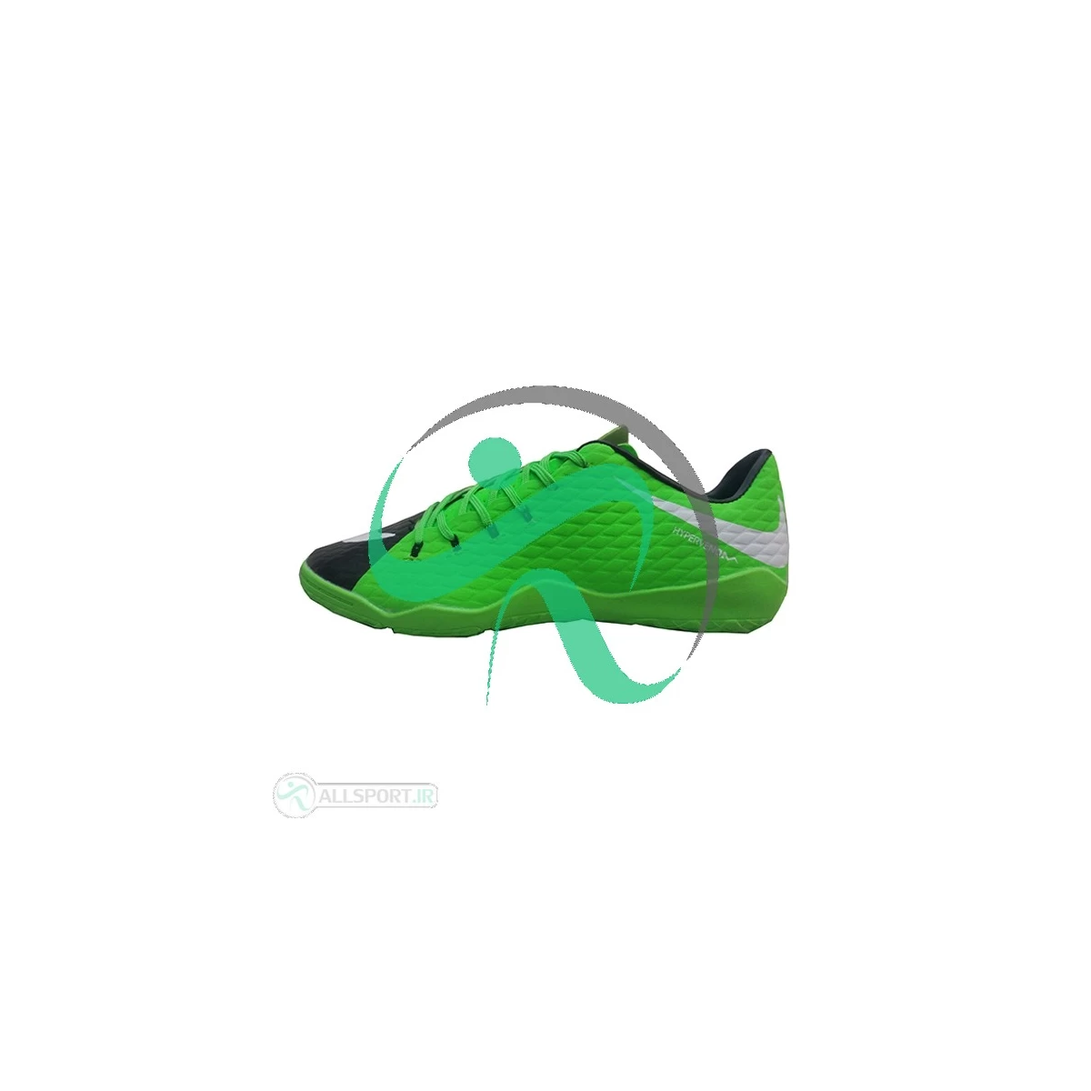 کفش فوتسال نایک هایپرونوم طرح اصلی سبز مشکی Nike Hypervenom
