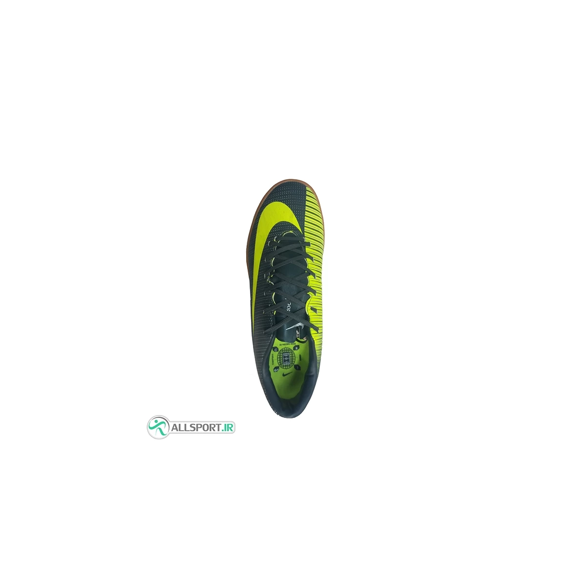 کفش فوتسال نایک مرکوریال  طرح اصلی زرد  مشکی Nike Mercurial