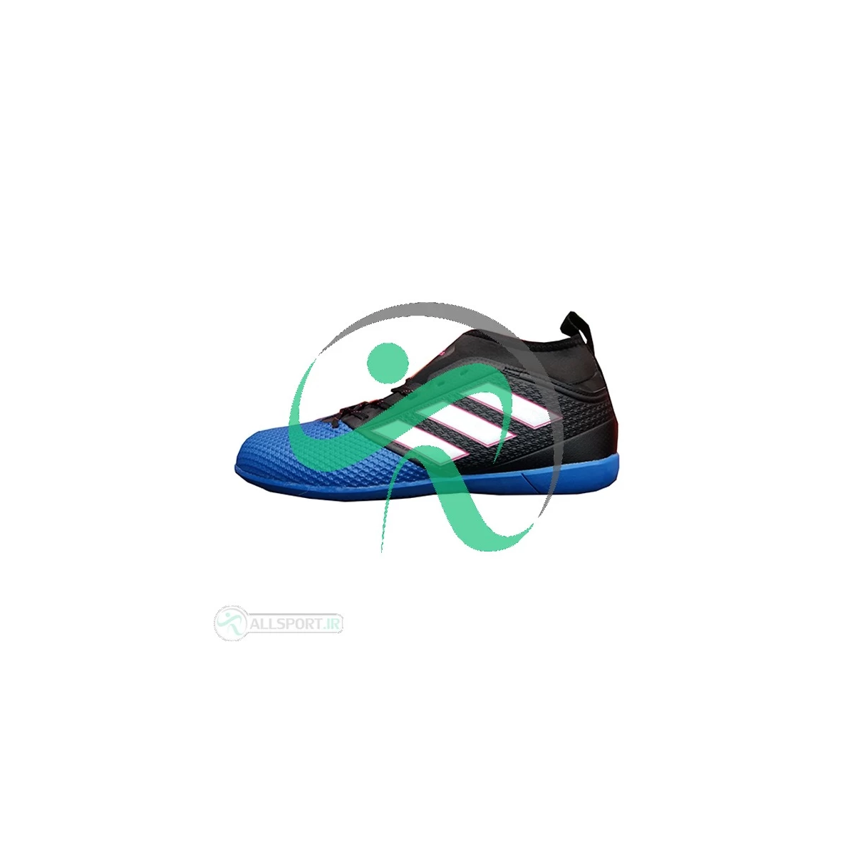کفش فوتسال آدیداس طرح اصلی آبی  مشکی Adidas