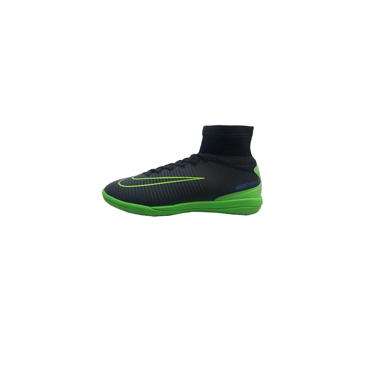 کفش فوتسال نایک مرکوریال  طرح اصلی مشکی سبز Nike Mercurial