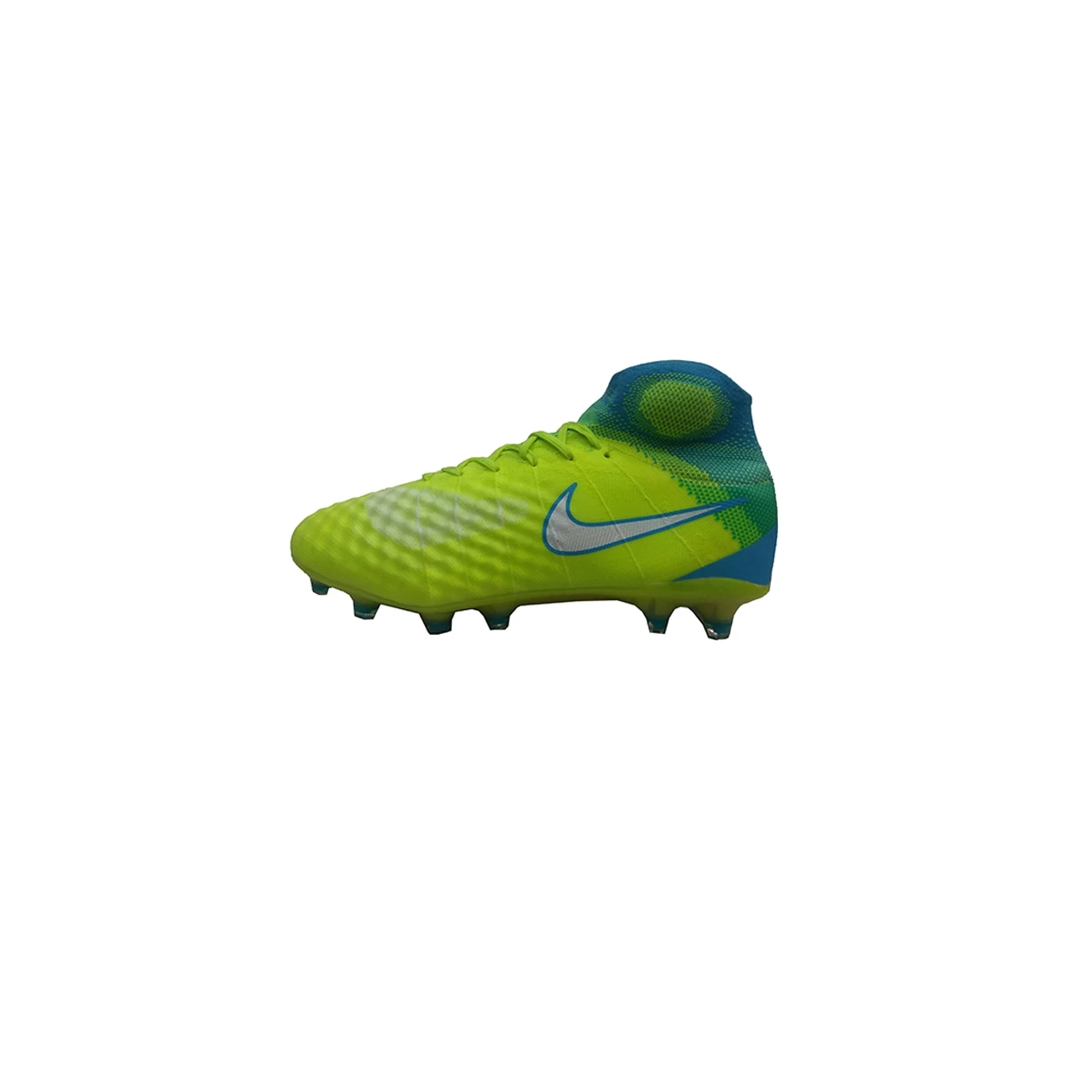 کفش فوتبال نایک مجیستا طرح  اصلی زرد آبی Nike Magista