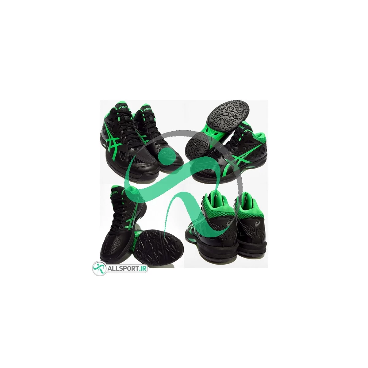 کفش والیبال مردانه اسیکس ژل هوپ Asics Gel Hoop Black TBF321