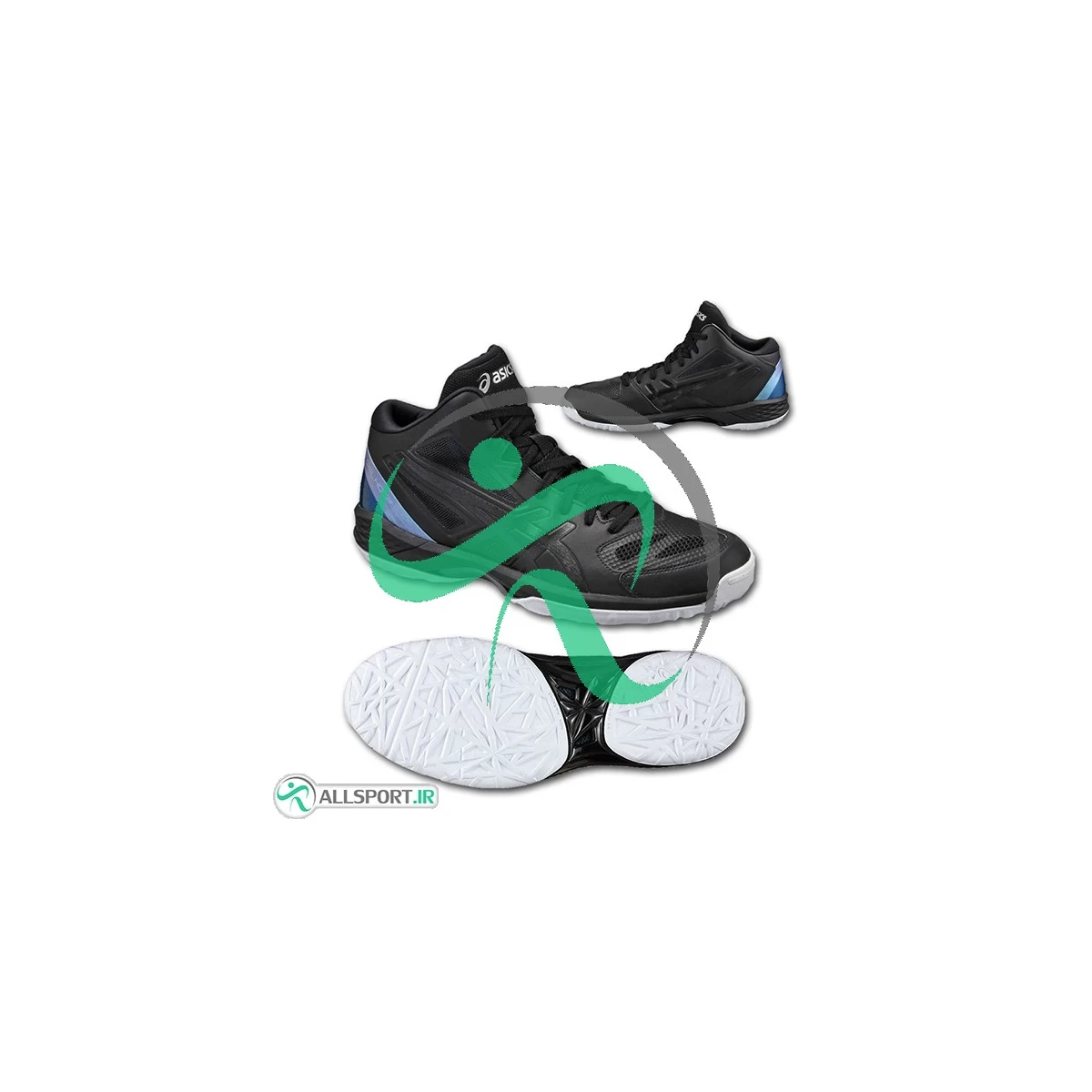 کفش والیبال مردانه اسیکس ژل هوپ Asics Gel Hoop Black TBF334