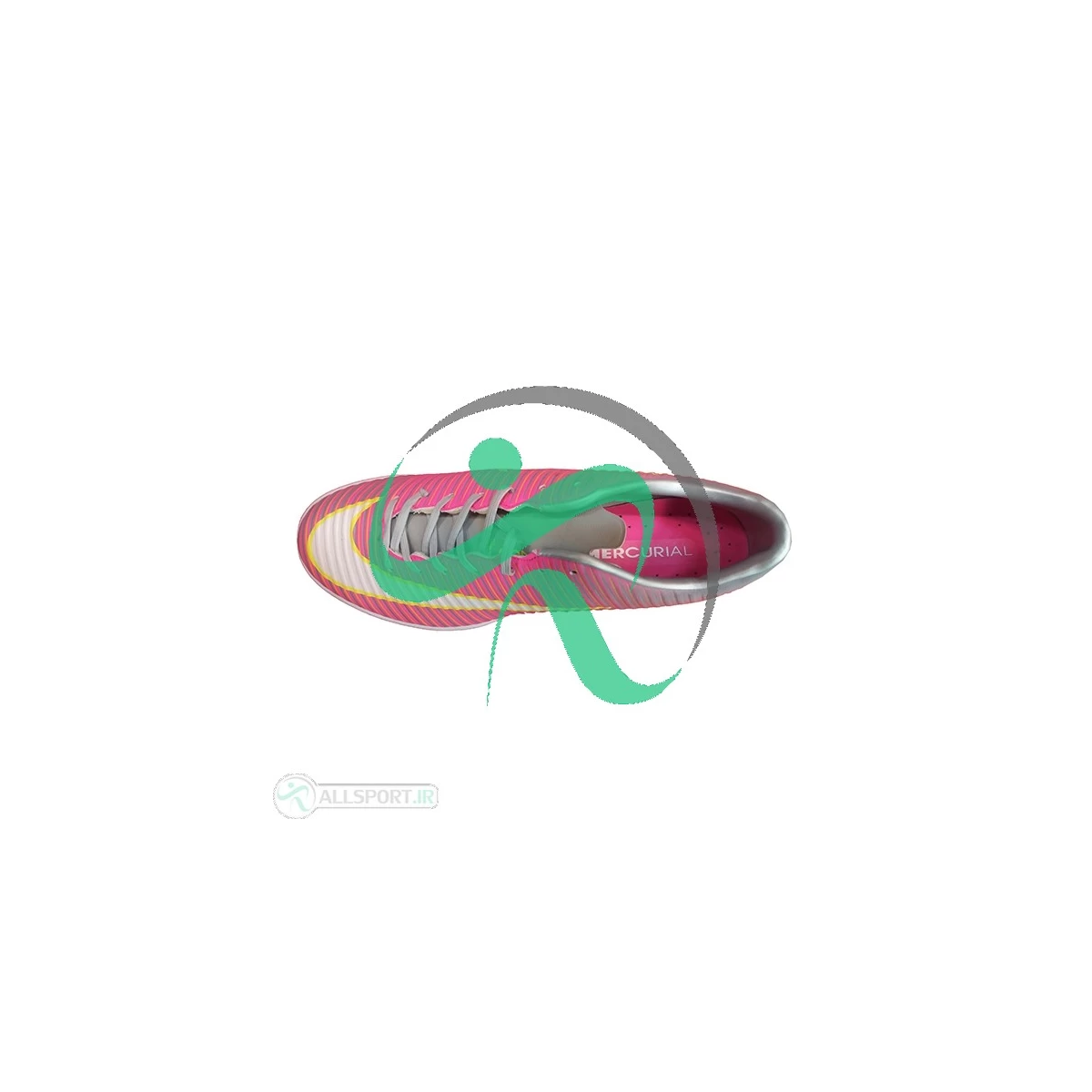 کفش فوتبال نایک مرکوریال  طرح اصلی صورتی طوسی Nike Mercurial