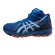 کفش والیبال زنانه اسیکس ژل طرح اصلی آبی سفید مشکی Asics Gel