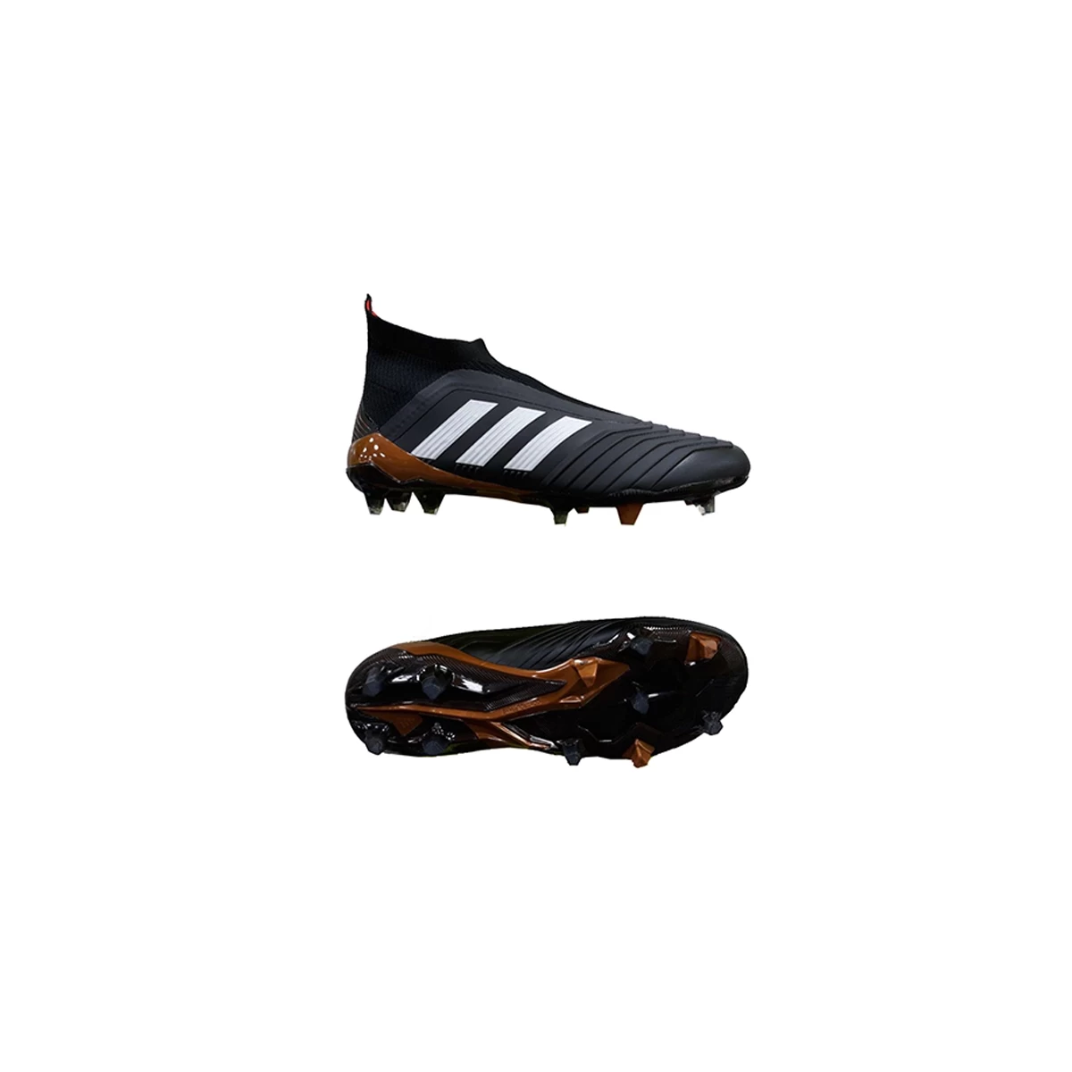 کفش فوتبال آدیداس پردیتور طرح اصلی مشکی سفید  Adidas Predator