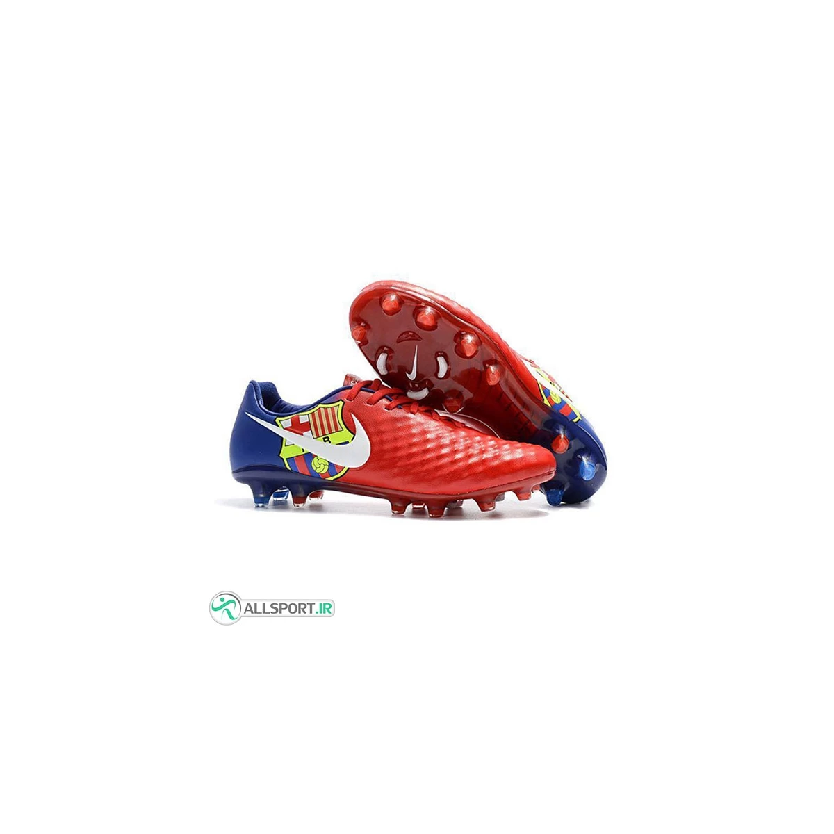 کفش فوتبال نایک  طرح اصلی قرمز آبی Nike
