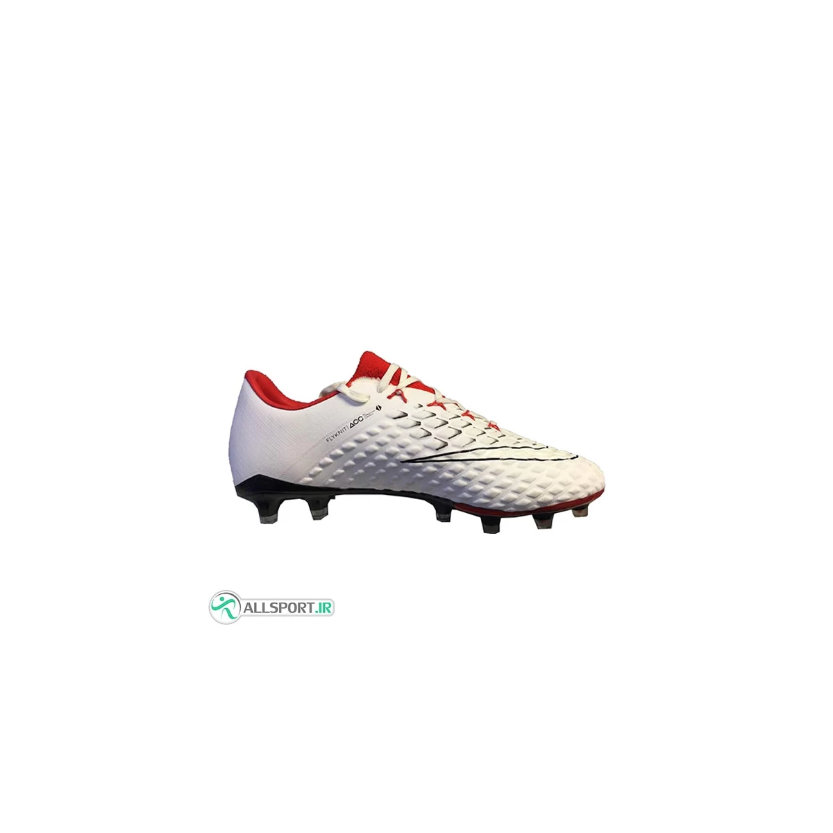 کفش فوتبال نایک هایپرونوم طرح اصلی قرمز سفید Nike Hypervenom
