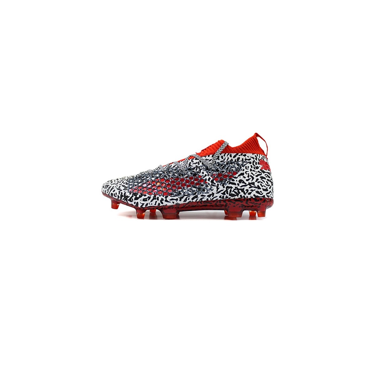 کفش فوتبال پوما طرح اصلی سفید  قرمز Puma Fature 2018