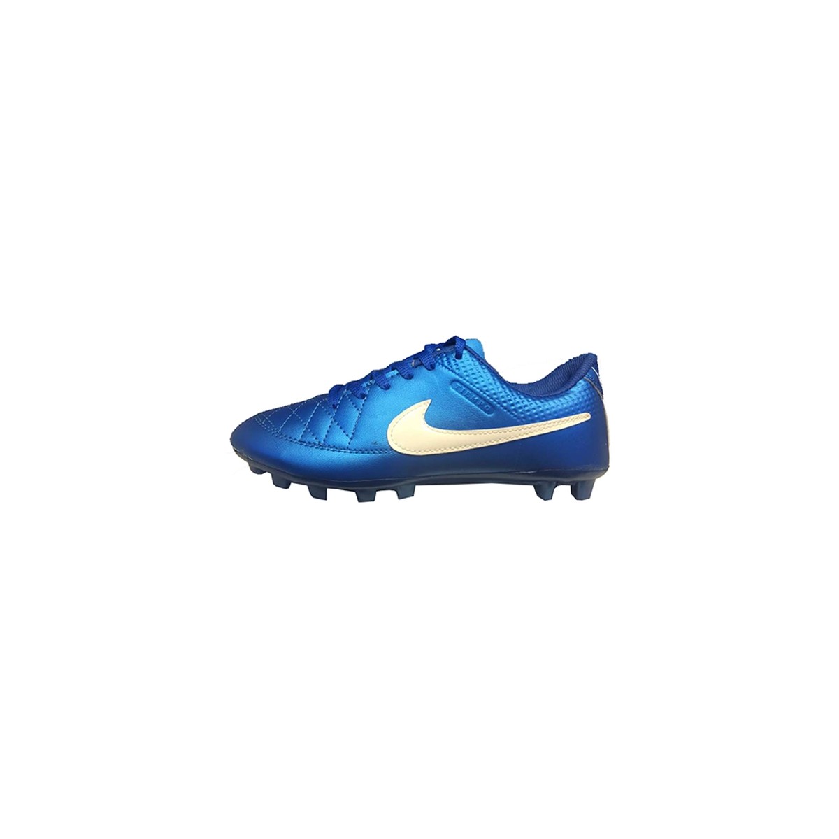کفش فوتبال بچه گانه نایک تمپو طرح اصلی آبی Nike Tiempo