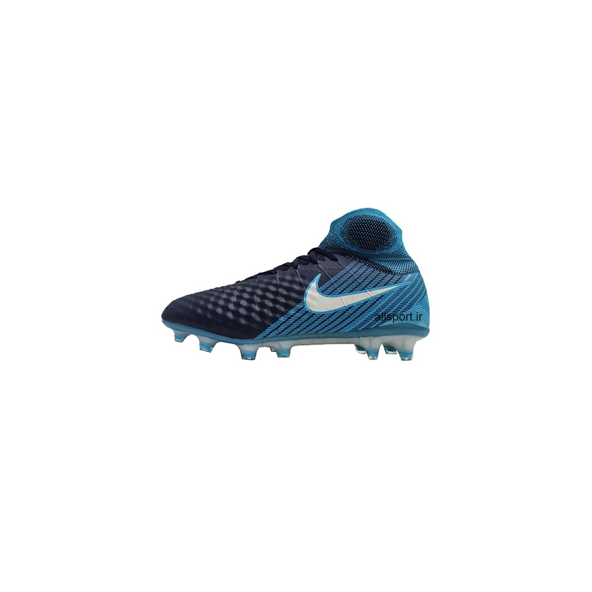 کفش فوتبال نایک مجیستا طرح اصلی آبی مشکی Nike Magista