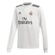 پیراهن اول رئال مادرید آستین دار Real Madrid 2018-19 Home Soccer Jersey Long Sleeve