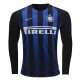 پیراهن اول اینترمیلان آستین دار Inter Milan 2018-19 Home Soccer Jersey Long Sleeve