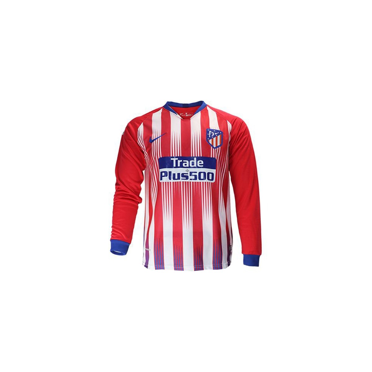 پیراهن اول اتلتیکو مادرید آستین دار Atletico Madrid 2018-19 Home Soccer Jersey Long Sleeve