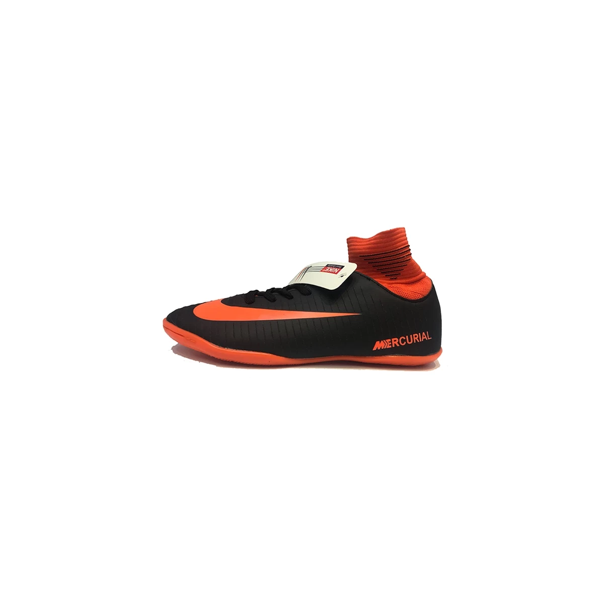 کفش فوتسال نایک مرکوریال طرح اصلی مشکی نارنجی Nike Mercurial 18