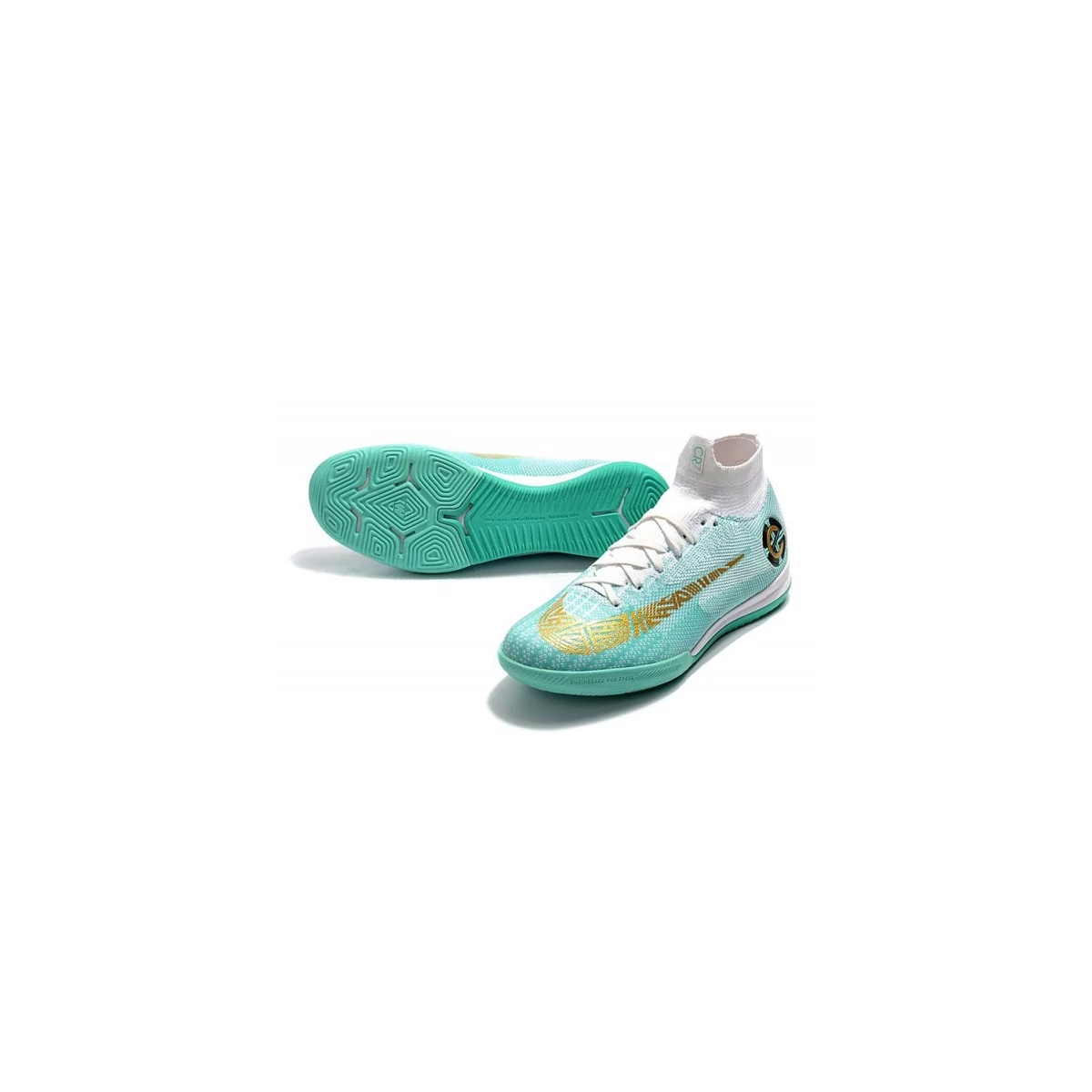 کفش فوتسال نایک مرکوریال طرح اصلی سبز Nike Mercurial SuperflyX Green White Gold