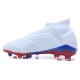 کفش فوتبال آدیداس پردیتور طرح اصلی سفید قرمز Adidas Predator Telstar 18+ FG White Silver Red