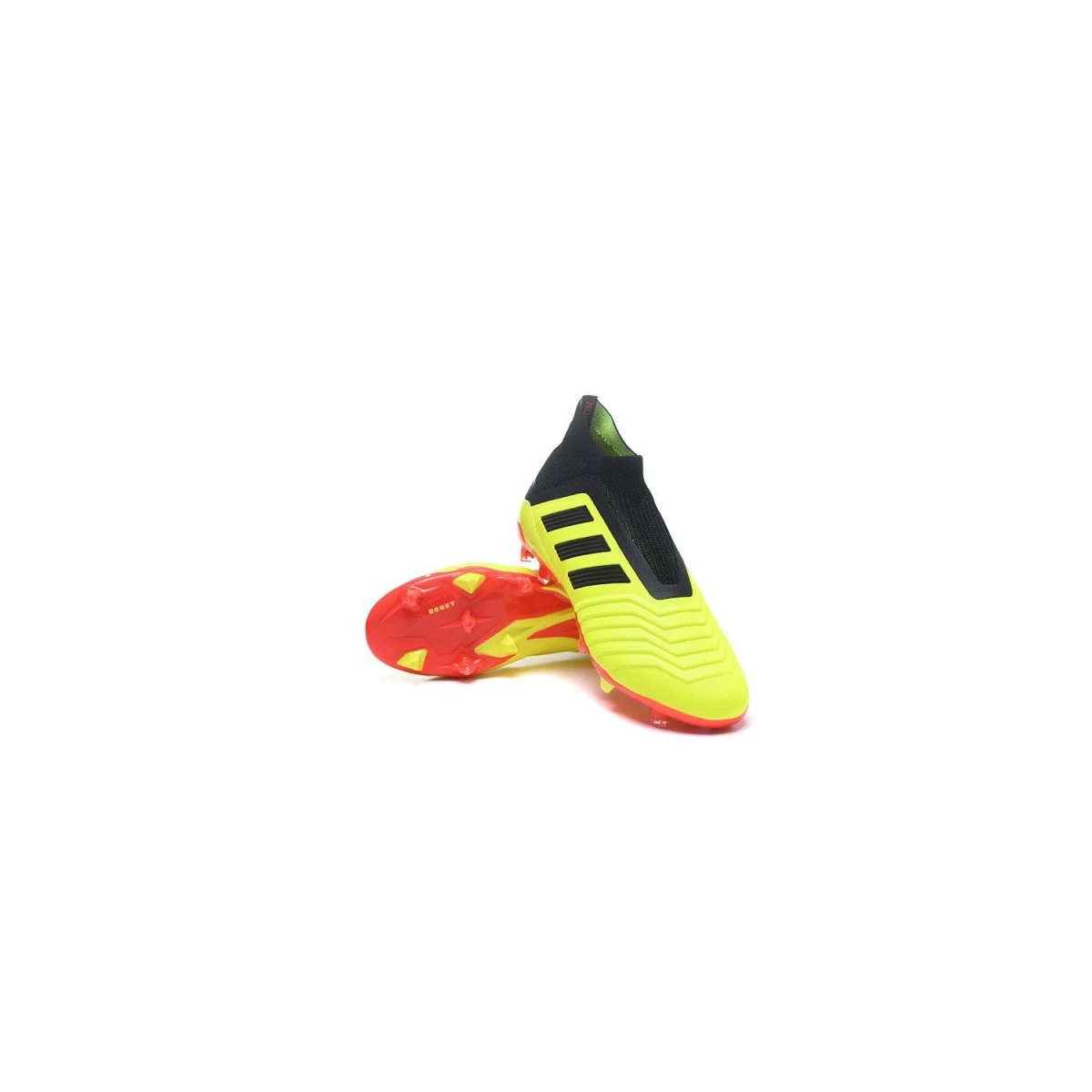 کفش فوتبال آدیداس پردیتور طرح اصلی زرد مشکی Adidas Predator 18+ FG Yellow Red Black