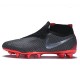 کفش فوتبال نایک جردن طرح اصلی مشکی Nike X Jordan X PSG Phantom Vision Elite DF FG Black White Red