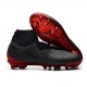 کفش فوتبال نایک جردن طرح اصلی مشکی Nike X Jordan X PSG Phantom Vision Elite DF FG Black White Red