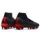 کفش فوتبال نایک جردن طرح اصلی مشکی Nike X Jordan X PSG Phantom Vision Elite DF FG Black White Red