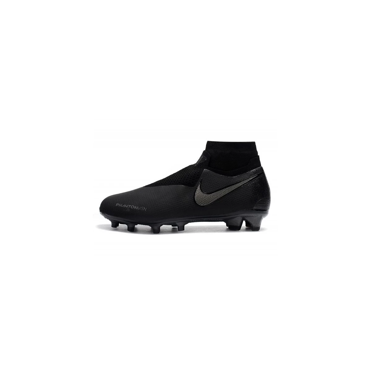 کفش فوتبال نایک فانتوم طرح اصلی مشکی Nike Phantom Vision Elite DF FG Black Silver