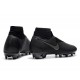 کفش فوتبال نایک فانتوم طرح اصلی مشکی Nike Phantom Vision Elite DF FG Black Silver