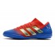 کفش فوتسال آدیداس نمزیز طرح اصلی قرمز ابی Adidas Nemeziz Messi Tango