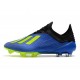 کفش فوتبال آدیداس ایکس طرح اصلی آبی Adidas X 2018 B