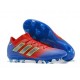 کفش فوتبال آدیداس مسی طرح اصلی Adidas Nemeziz FG Red Blue Silver