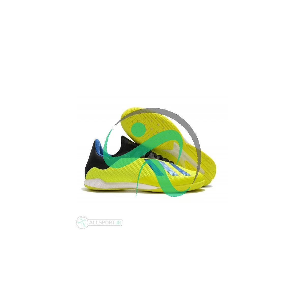 کفش فوتسال آدیداس ایکس طرح اصلی زرد Adidas X Tango 18.3 IN Yellow