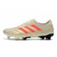 کفش فوتبال آدیداس کوپا طرح اصلی سفید قرمز Adidas Copa 19.1 FG White Red Core Black