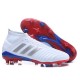 کفش فوتبال آدیداس پردیتور طرح اصلی سفید قرمز Adidas Predator Telstar 18.1 FG White Silver Red