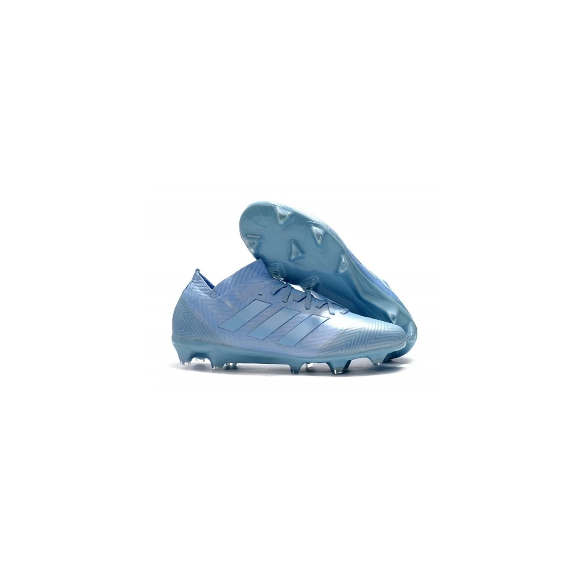 کفش فوتبال آدیداس نمزیز طرح اصلی ابی Adidas Nemeziz Messi 18.1 FG Ash Blue