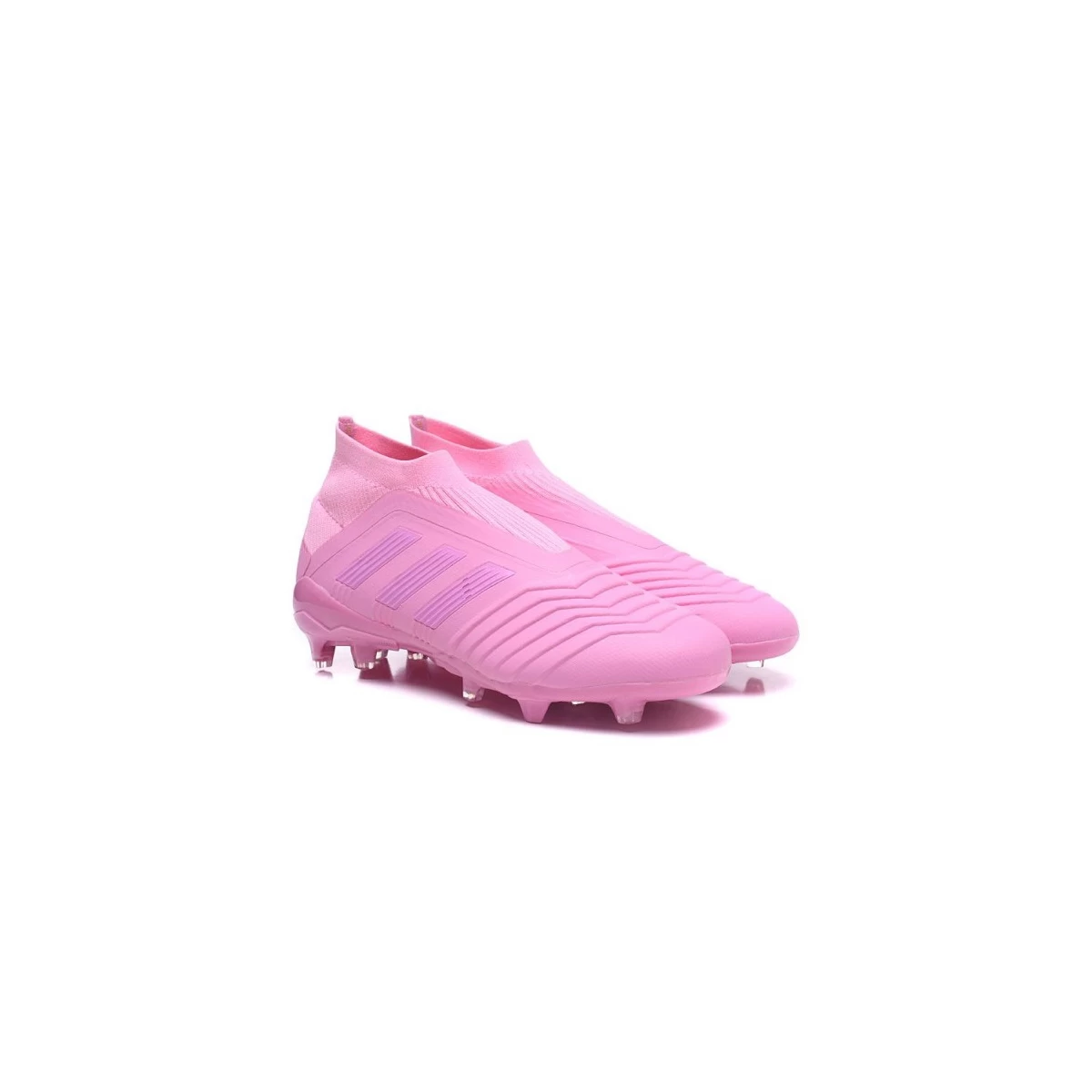 کفش فوتبال آدیداس پردیتور طرح اصلی صورتی Adidas Predator 18+ FG - Pink