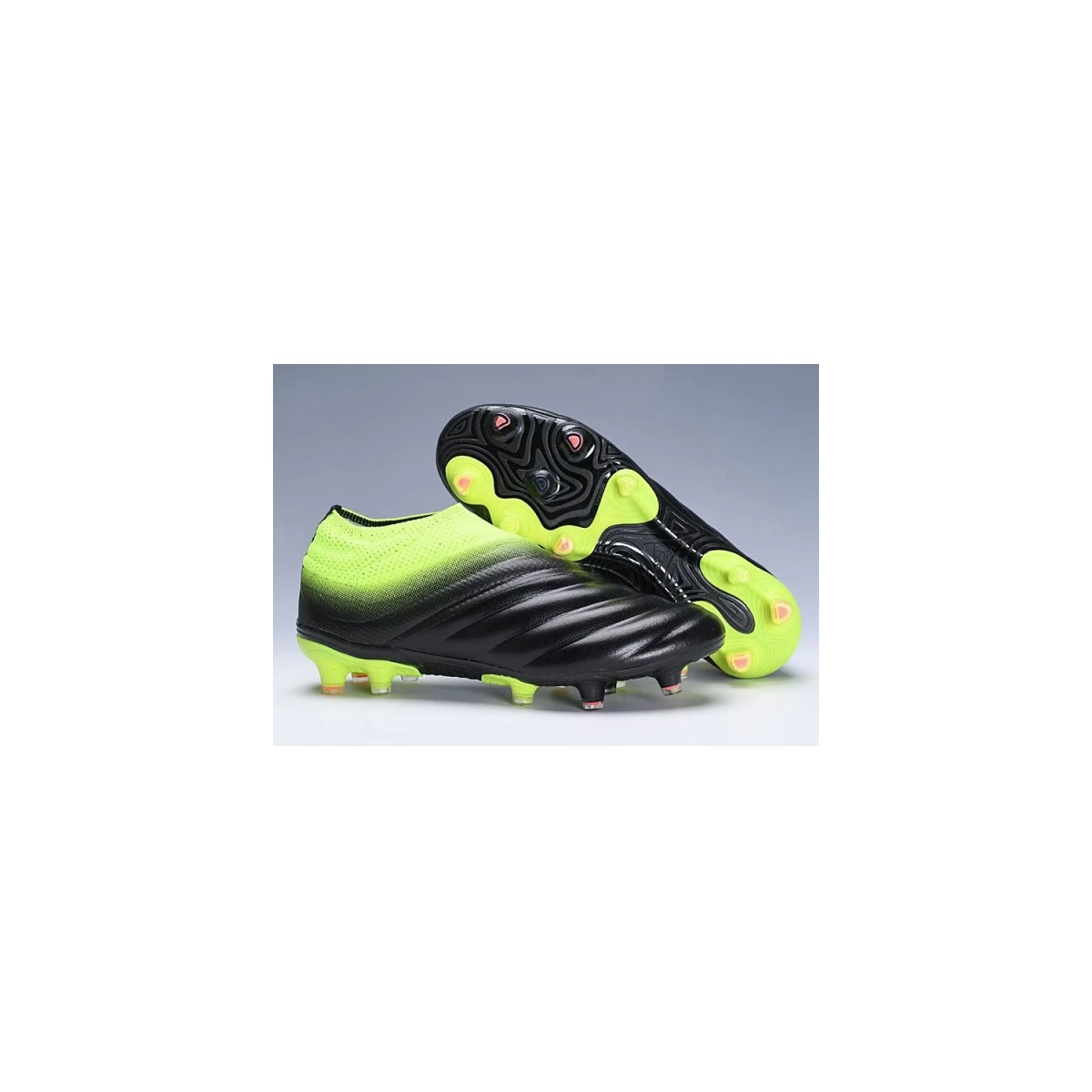 کفش فوتبال آدیداس کوپا طرح اصلی مشکی سبز Adidas Copa 19+ FG Black Green