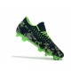 کفش فوتبال پوما طرح اصلی مشکی سبز Puma Future Netfit Griezmann 19.1 FG Black Charcoal Grey Green Gecko