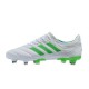 کفش فوتبال آدیداس کوپا طرح اصلی سفید سبز Adidas Copa 19.1 FG White Green